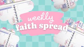 Plan with Me- Faith Weekly Setup In New Faith Planner