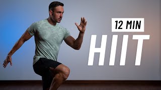 12 Min Full Body HIIT Workout At Home (No Equipment)