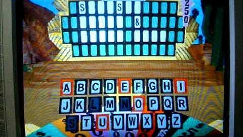 Playstation Wheel of Fortune Run Game 53 Part 2