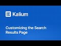 Customizing the Search Results Page