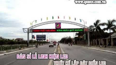 Quảng cáo TP Vinh - Thiết kế biển led quảng cáo giá quá tốt