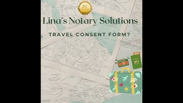 Travel Consent Form? #notarypublicnearme #notarypublic #travel
