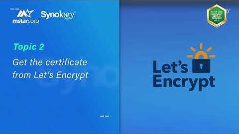 Hướng dẫn cấu hình HTTPS trên NAS Synology với Let