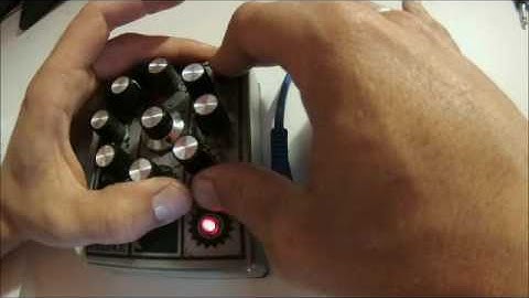 atari punk console into delay // Randale Pedale