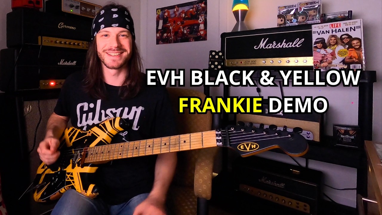 ◆大感謝祭!! HEADWAY EVH FRANKEN G1G22357 Strat :: Striped Series Frankenstein™ Frankie, Maple Fingerboard