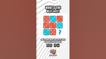 Guess the next dice 🤓 #brainteaser #guessinggame #riddle #iqtest #puzzle #mindmaze