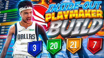 the MOST OVERPOWERED RARE BUILD in NBA 2K21 | BEST INSIDE-OUT PLAYMAKER BUILD | 51+ BADGE UPGRADES