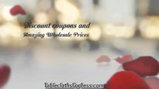 Cheap Tablecloths For Wedding Receptions - TableclothsForLess.com