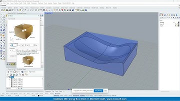 Using Box Stock in MecSoft CAM