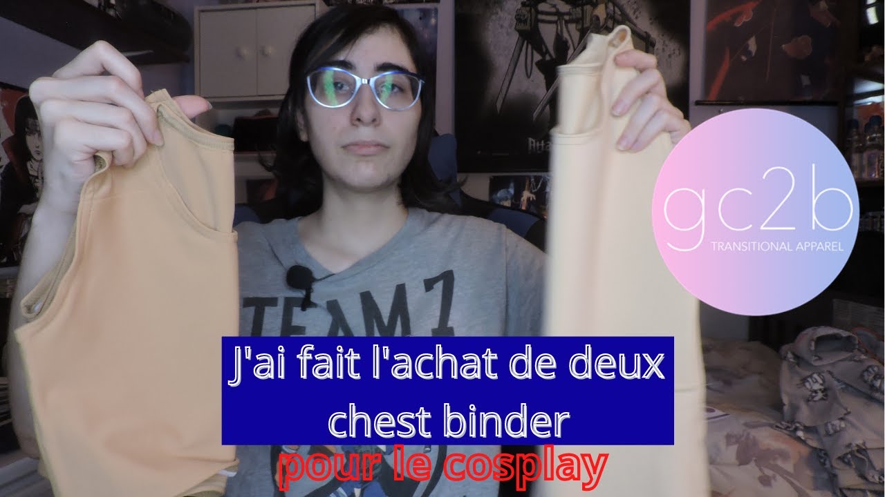J'ai fait l'achat de deux Chest Binders gc2b pour le Cosplay YouTube