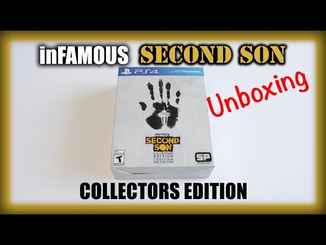 Unboxing inFAMOUS SECOND SON Collectors Edition (PS4) - YouTube