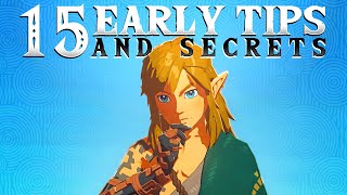 15 Early Game Tips \& Secrets - Zelda: Tears of the Kingdom