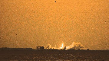 Shuttle Atlantis STS-135 Launch Infrared Sequence