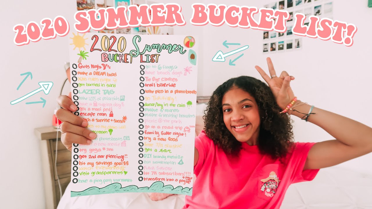summer bucket list for 2020 + things to do this summer
