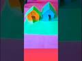🏡 Beautiful easy paper house 🙏#paper craft#origami paper🦋#shorts#youtubeshorts