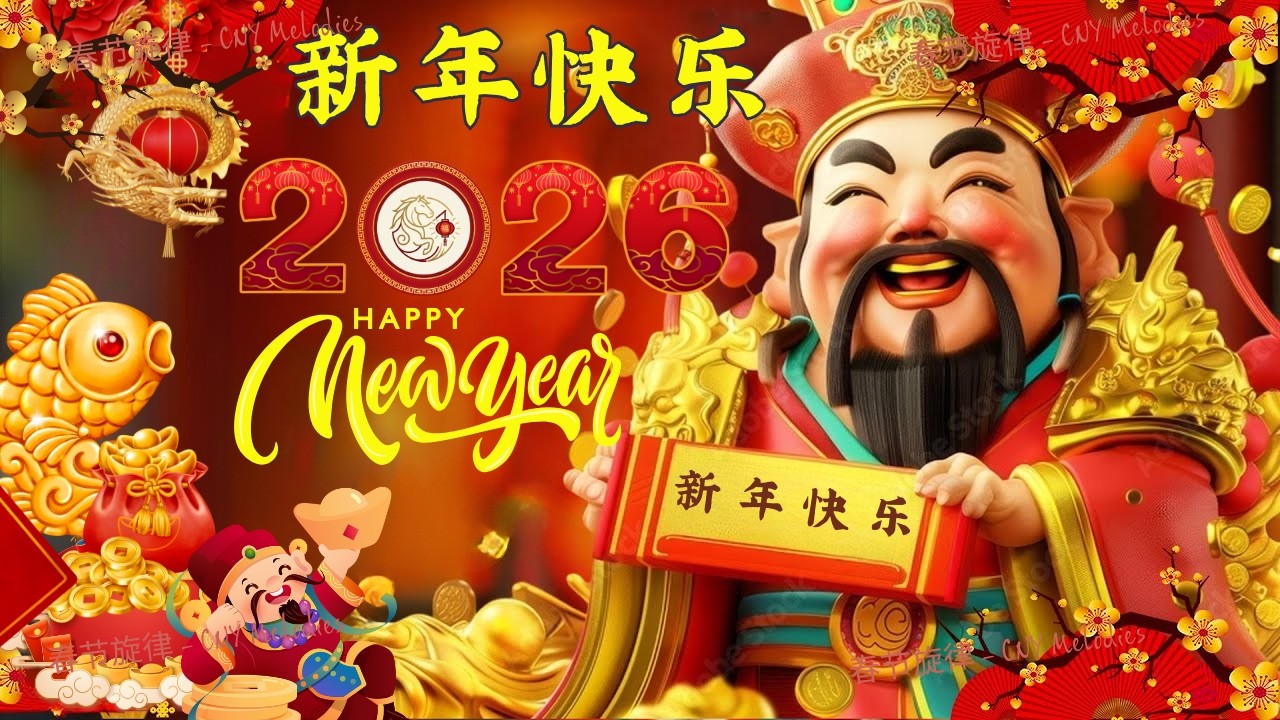 Top CNY Music Hot | Chinese New Year Songs 2026  - 新年贺岁金曲合集 | 恭喜发财・财神到