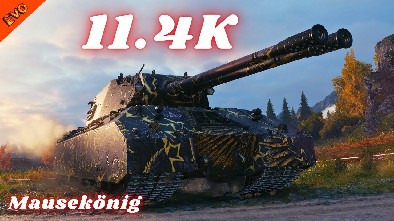 Mausekönig  11.4K Damage 8 Kills | Mir Tankov | World of Tanks