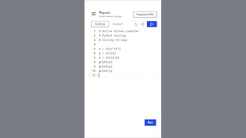 Casting Strings #python #casting #pythoncasting #strings #coding #programming #ai #viral #shorts