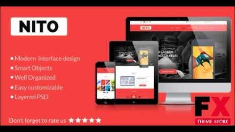Preview Nito - OnePage Portfolio PSD Template TFx