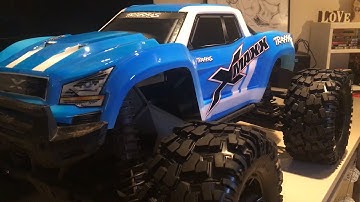 Traxxas X-MAXX Custom Paint Job Neon Blue