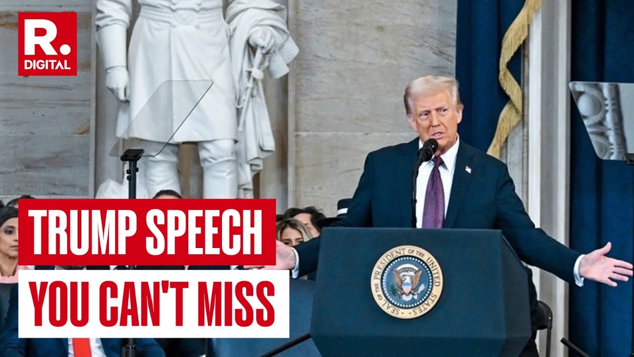 Watch Donald Trump's Full Speech After Taking Oath As 47th President Of ...