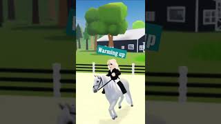 Riding My Andalusian Smoke-Wild Horse Islands Roblox