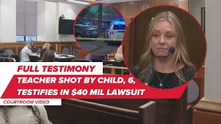 Teacher Abby Zwerner shot by child, 6, testifies in $40 MIL lawsuit | FULL TESTIMONY