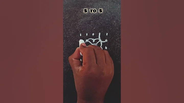 Beautiful 5 to 5 dot rangoli design 💞🥰 #shorts #youtubeshorts #viral #trending #rangoli