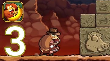 Banana Kong - Gameplay Walkthrough Part 3 - Riding The Boar (iOS, Android)