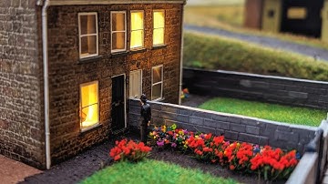 Night time running session on 6x4 layout "Launcestow" DCC sound class 37, 47 and DMU.