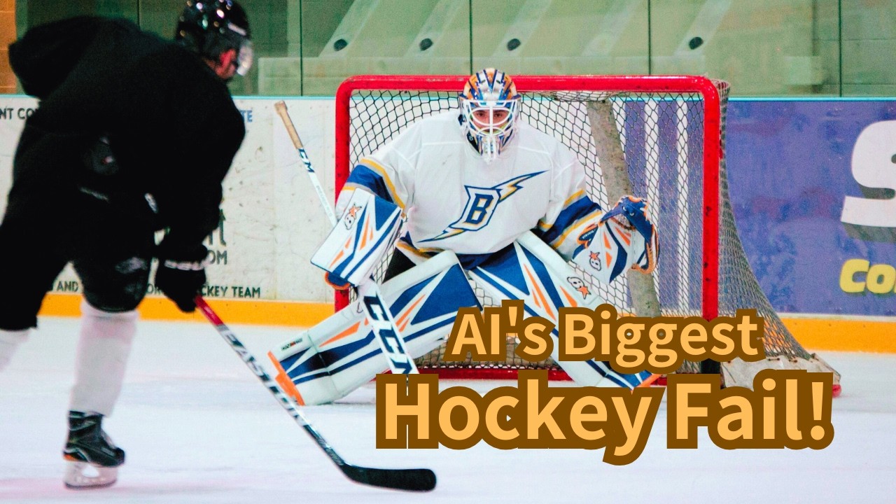 When AI Tries Hockey    and Fails Spectacularly!