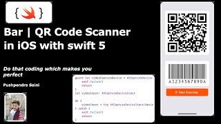 Bar | QR Code Scanner in iOS with swift 5