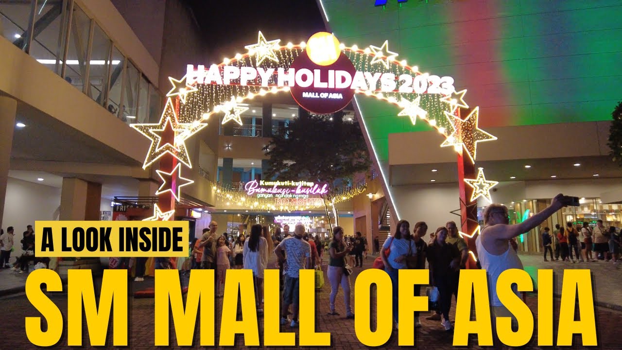 [4K] WALKING TOUR SM MALL OF ASIA [MOA] PLUS SKY GARDEN NIGHT OF LIFE