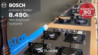 Bosch Ankastre Setler 8.490 TL'den Başlayan Fiyatlarla!