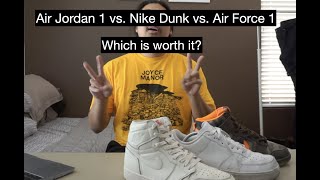 Jordan 1 vs Air Force 1 (Side-by-Side Comparison)