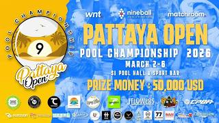 PATTAYA OPEN - POOL CHAMPIONSHIP 2026 - DAY 1