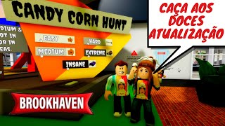 ATUALIZAÇÃO BROOKHAVEN ?rp HALLOWEN DESBLOQUEANDO NÍVEIS DA CAÇA Roblox