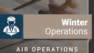 Winter Operations Initial Training