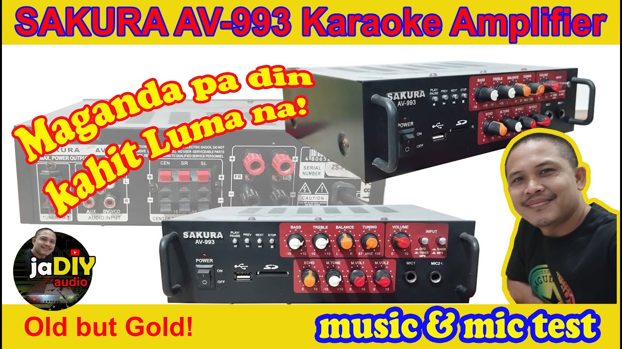 SAKURA AV-993 Small integrated 5 channel karaoke amplifier | music