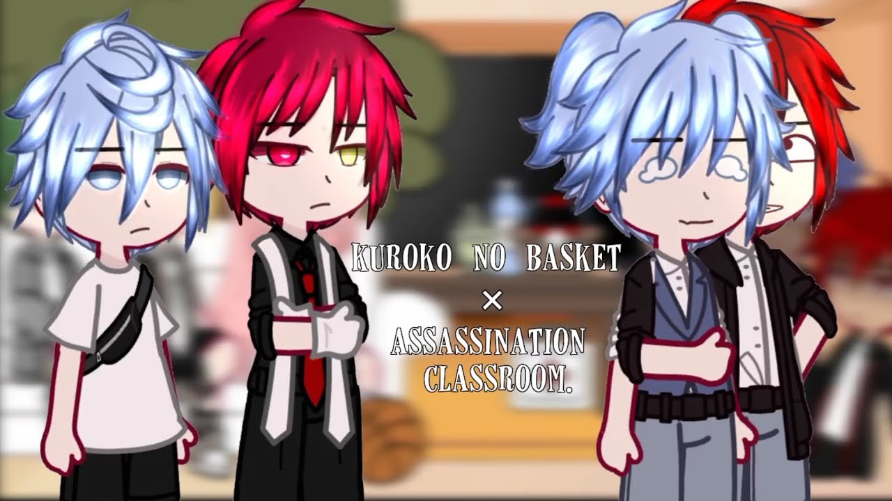 kuroko no basket react to akashi and kuroko as karma and nagisa. [knb×