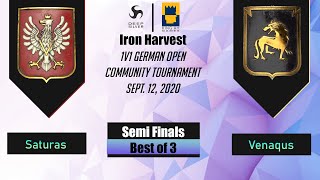 Iron Harvest German Community Tournament Semi Finals!  Venaqus VS Saturas!