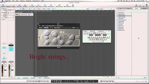 ES-E Synth in Logic Studio.