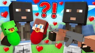 Baby JJ and Mikey Were ADOPTED By BANDITS in Minecraft ! - Maizen