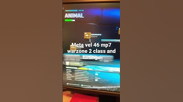 Meta vel 46 mp7 warzone 2 load out and tuning