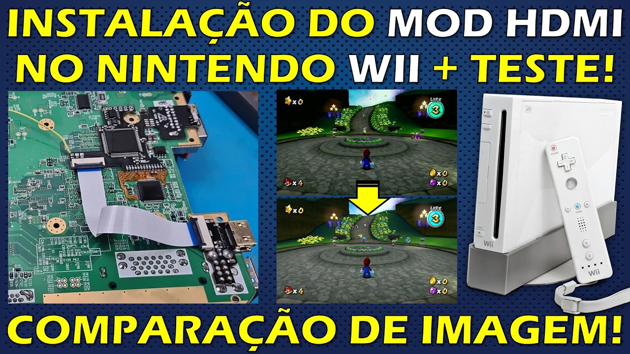 Nintendo Hdmi Mod MOD HDMI PARA NINTENDO WII - VALE A PENA? INSTALAÇÃO DO MOD ...