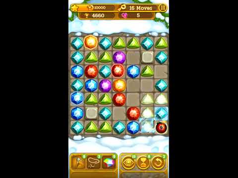 Gemcrafter: Puzzle Journey - iOS & Android Gameplay & Walkthrough for Mountains Level 50 (no key)