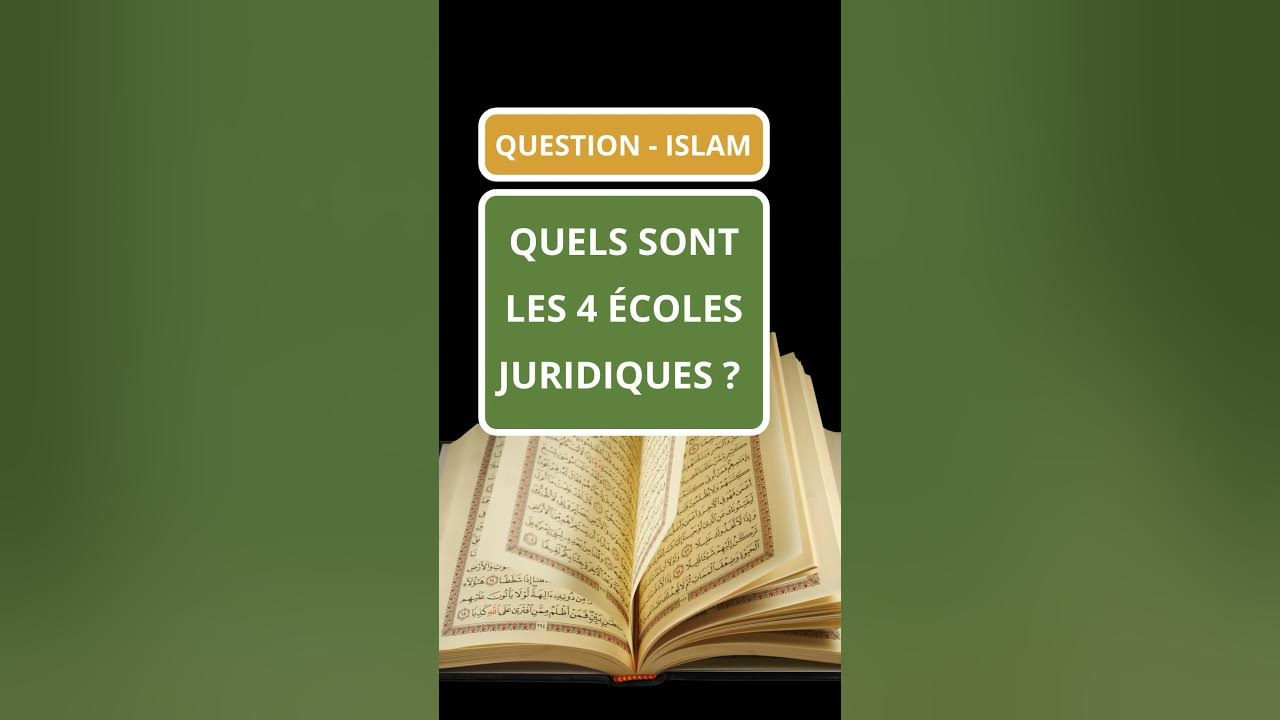 Quels sont les 4 écoles juridiques sunnites ? islam prière quiz religion rappelislam coran
