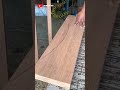 Curved Wood Board Cutting Technique by Hand — Precise Pattern, Smooth Curves