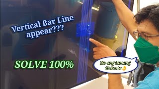 How to repair led tv with a vertical bar line appear  | Hisense 55K220