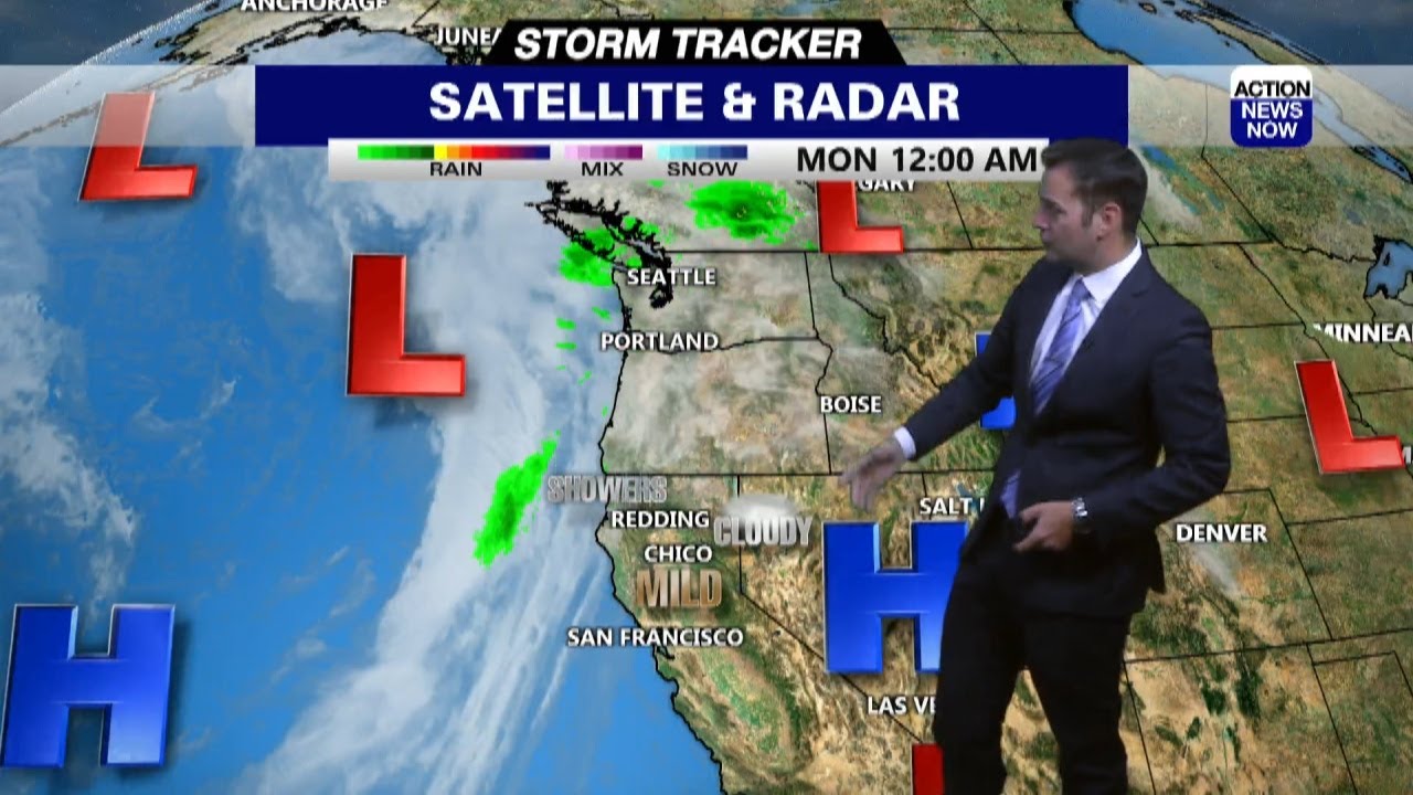 Storm Tracker Forecast: Cloudy & cooler with limited showers Monday ...
